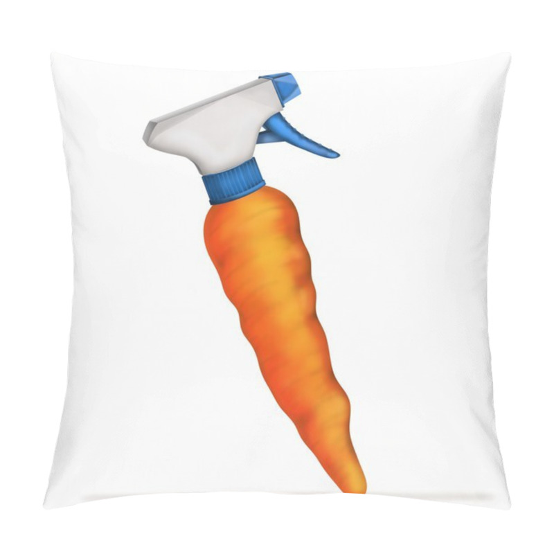 Personality  Carrot With Spray Pillow Covers