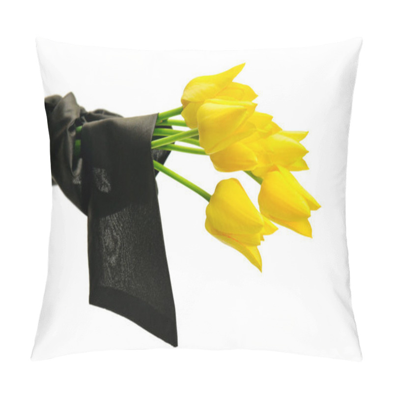 Personality  Bouquet Of Yellow Flowers Pillow Covers