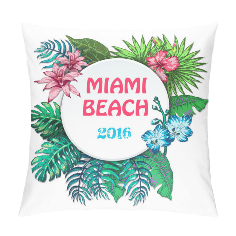 Personality  Holiday Beach Resort Pillow Covers