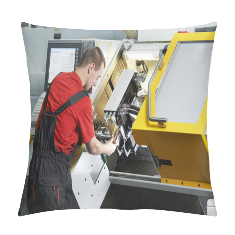 Personality  Worker At Tool Workshop Pillow Covers