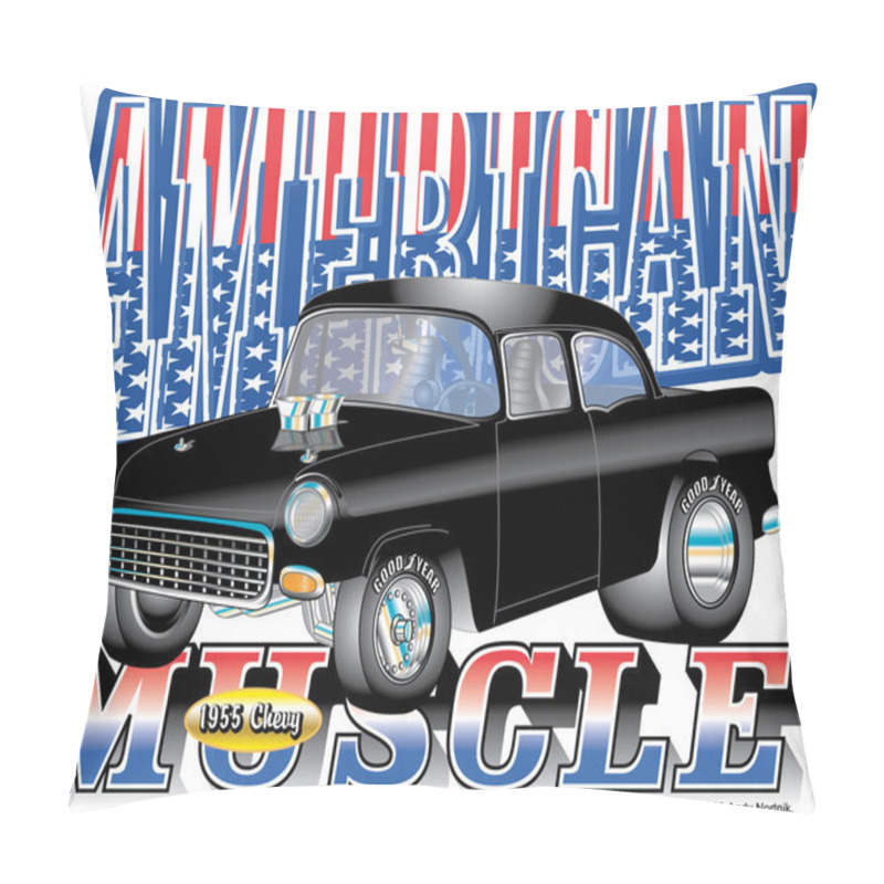 Personality  Muscle Car Pillow Covers