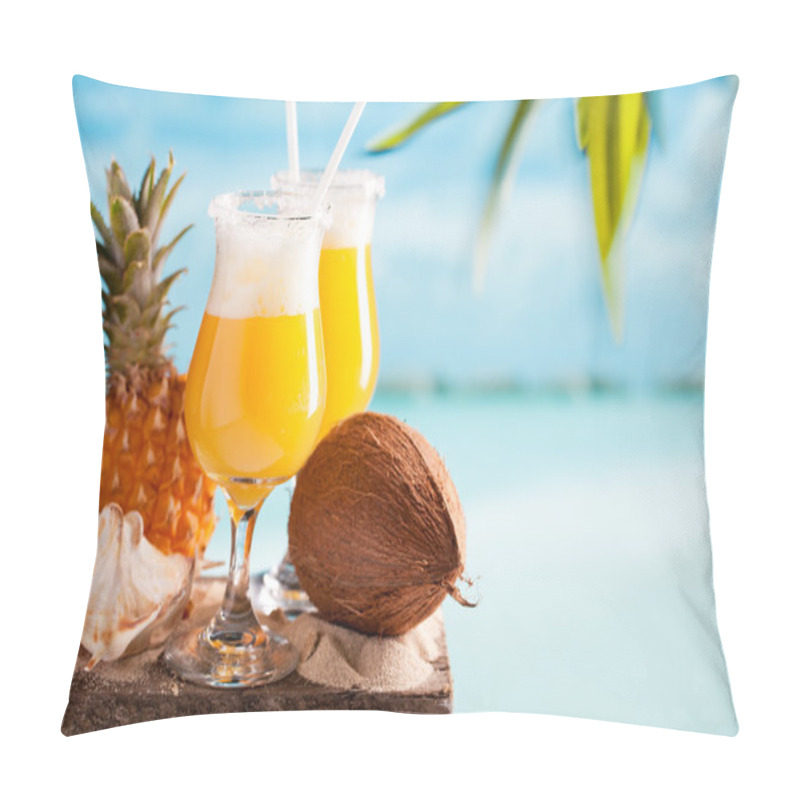 Personality  Pina Colada Cocktail Pillow Covers