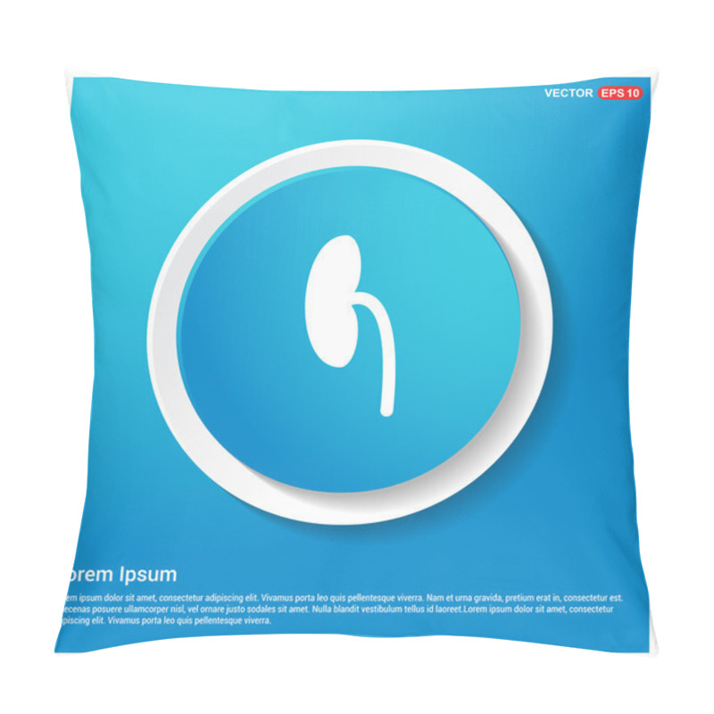 Personality  Nephrology Icon With Kidney Pillow Covers