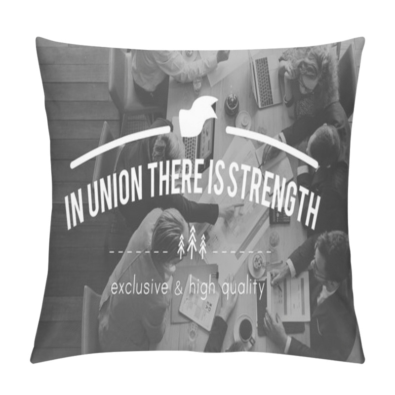 Personality  Business Team Working Together Pillow Covers