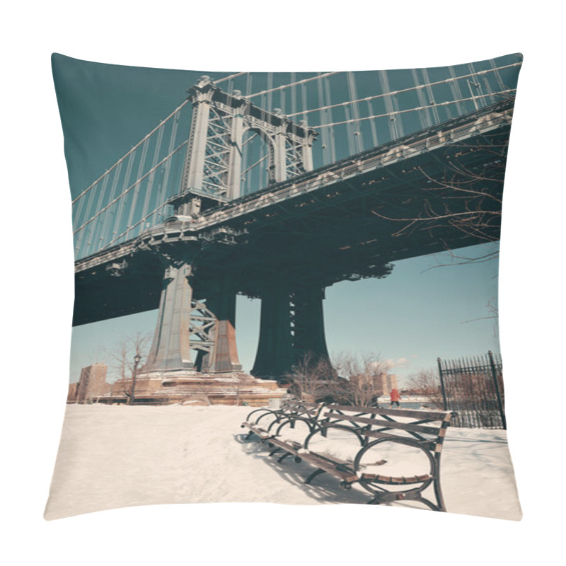 Personality  Manhattan Bridge Closeup Pillow Covers