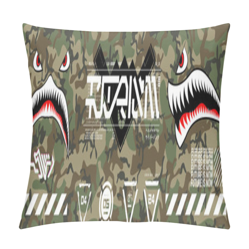 Personality  Military Prints For Clothes, T-shirts Pillow Covers