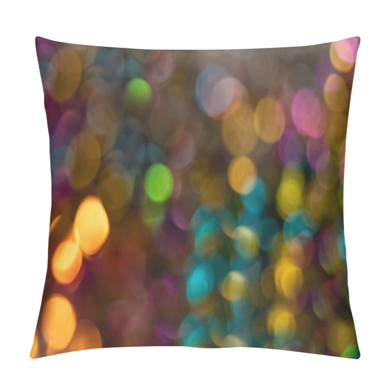 Personality  Colorful Abstract Bokeh Background With Smooth Circles. Perfect For Festive And Creative Designs. Pillow Covers