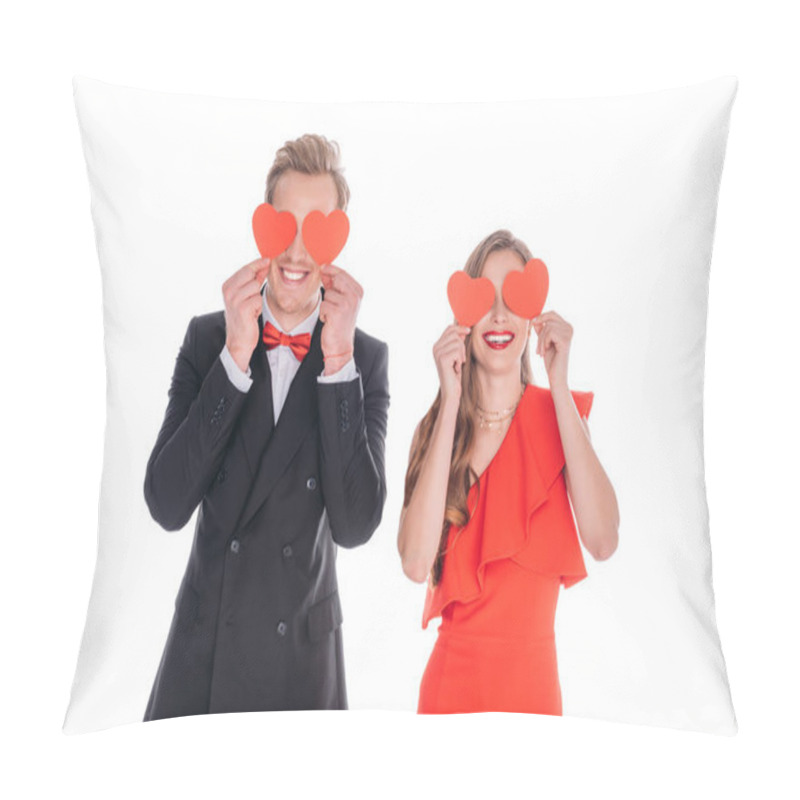 Personality  Young Couple In Love Pillow Covers