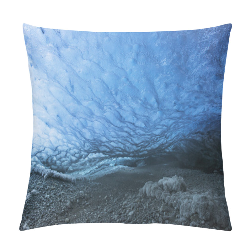 Personality  Ice Cave In A Glacier Pillow Covers