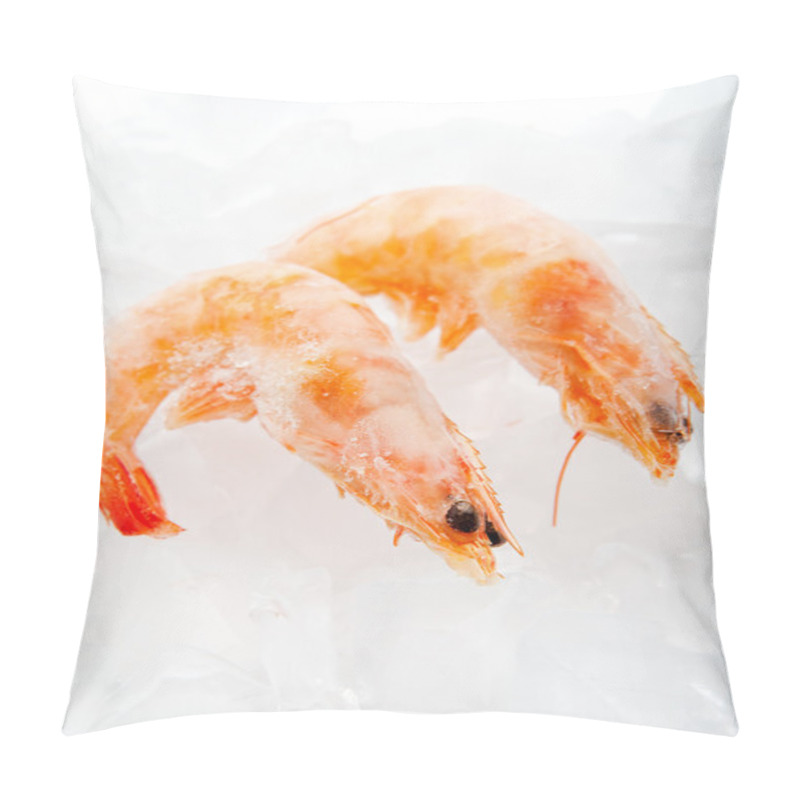 Personality  Shrimp On Ice Pillow Covers