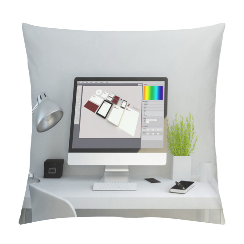 Personality  Branding Design Software On Screen Pillow Covers