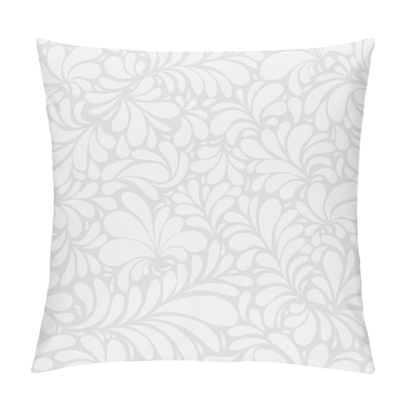 Personality  Damask Teardrop White Ornament, Seamless Pattern Pillow Covers