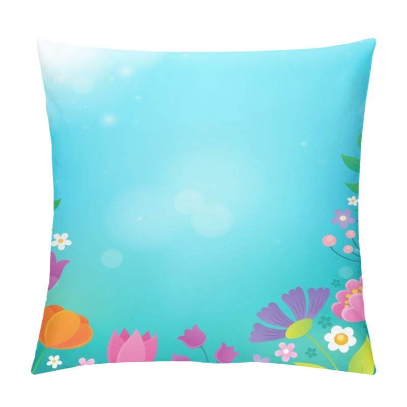 Personality  Flower Topic Background 2 Pillow Covers