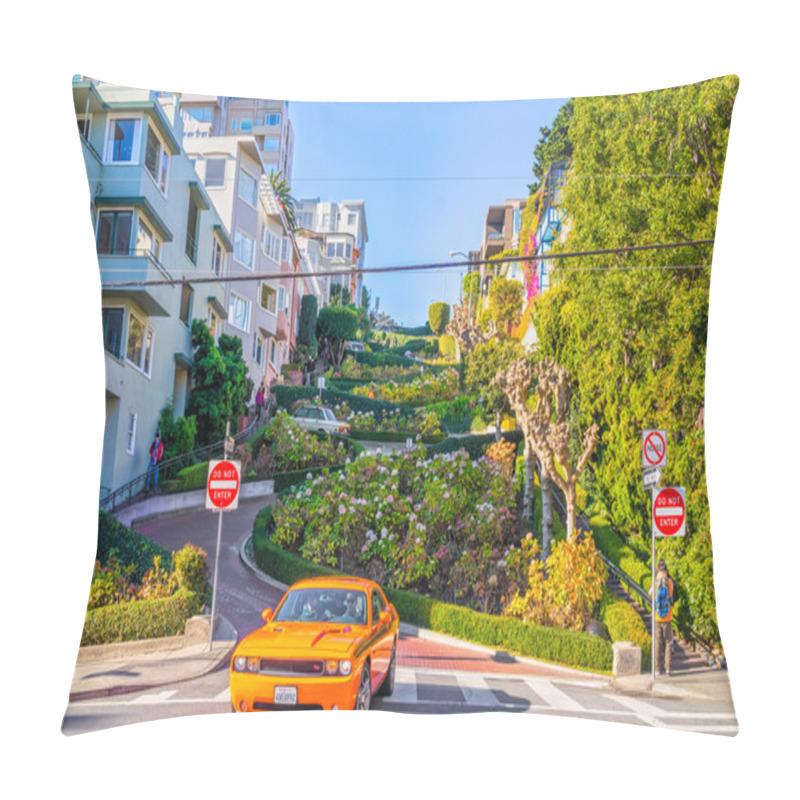 Personality  Lombard Street On Russian Hill, San Francisco Pillow Covers