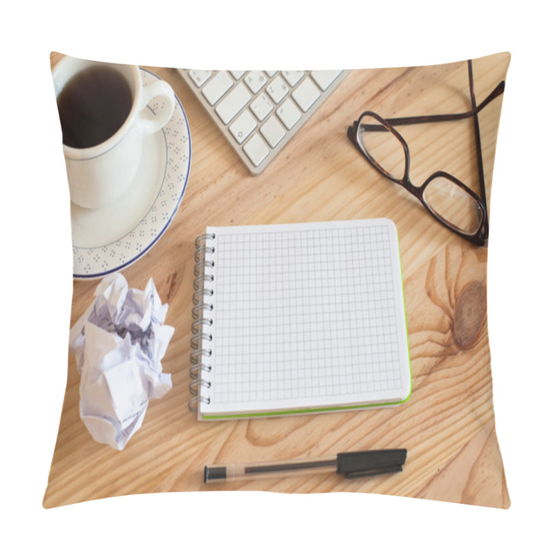 Personality  Keyboard And Cup Of Coffee Pillow Covers