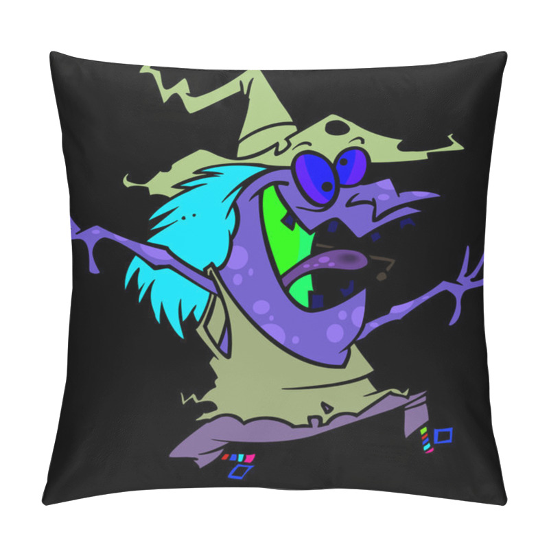 Personality  Cartoon Witch Dancing Pillow Covers