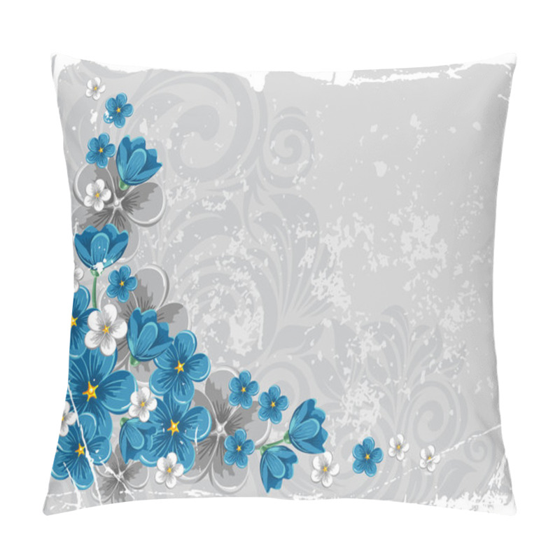 Personality  Floral Grunge Background Pillow Covers