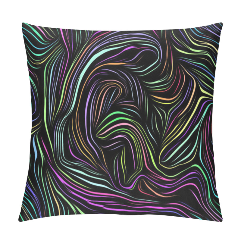 Personality  Swirling Lines Pillow Covers