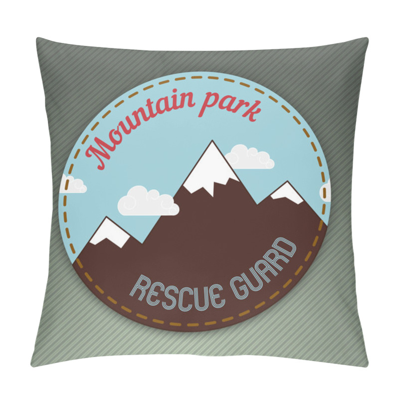 Personality  Mountain Themed Outdoors Emblem Pillow Covers