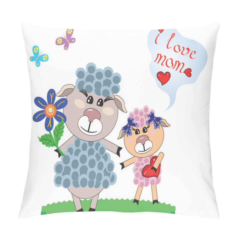 Personality  Mothers Day,sheep Pillow Covers