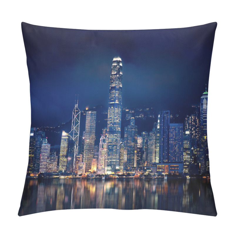 Personality  Hong Kong Lights Pillow Covers