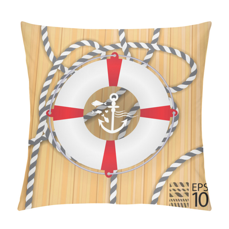 Personality  Lifeline And The Ship's Ropes Pillow Covers