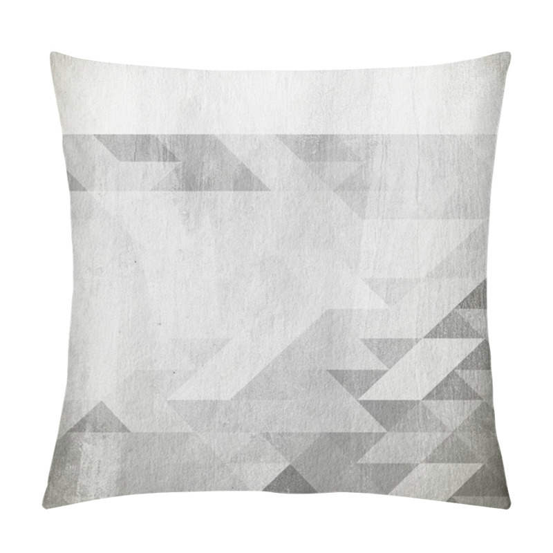 Personality  Gray Mosaic Grunge Paper Texture Pillow Covers