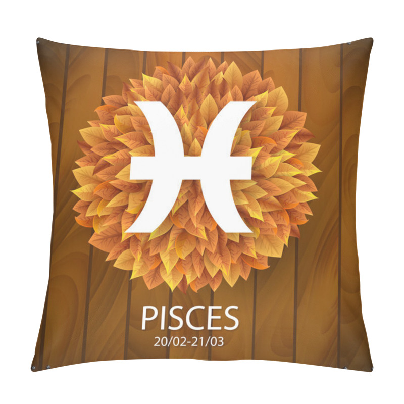 Personality  Pisces Horoscope White Sign Pillow Covers