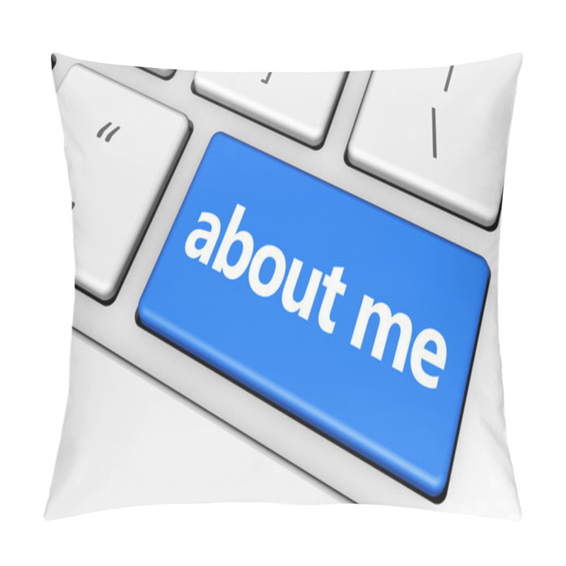 Personality  About Me Key Button Pillow Covers