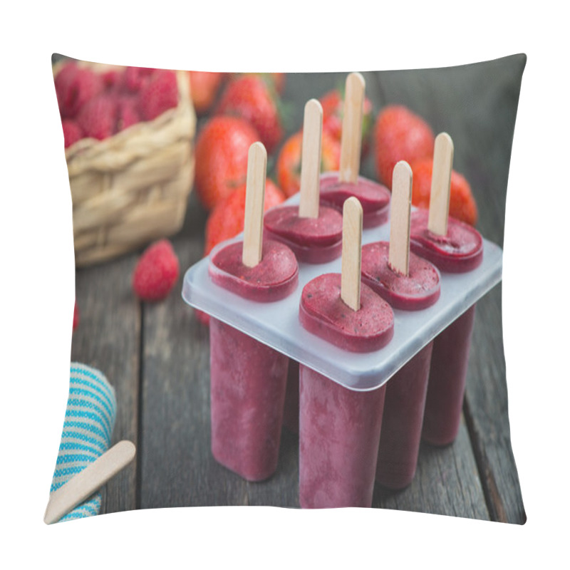 Personality  Homemade Organic Berry Fruit Lolly Pops Pillow Covers