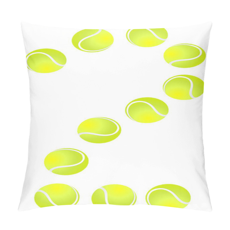 Personality  Tennis Ball Number 2 Pillow Covers