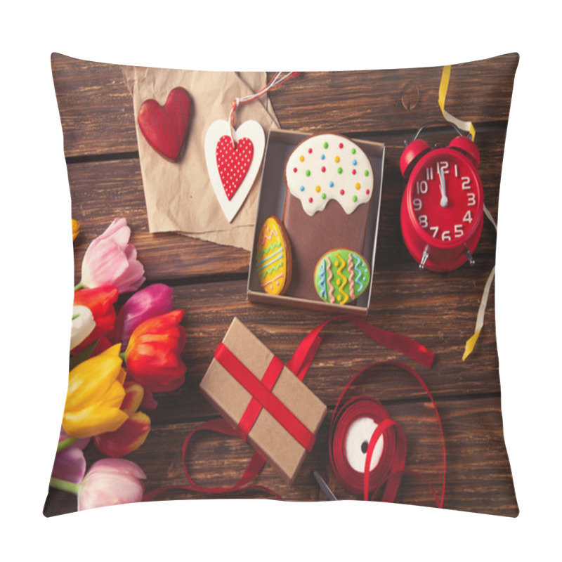 Personality  Flowers And Easter Eggs Pillow Covers