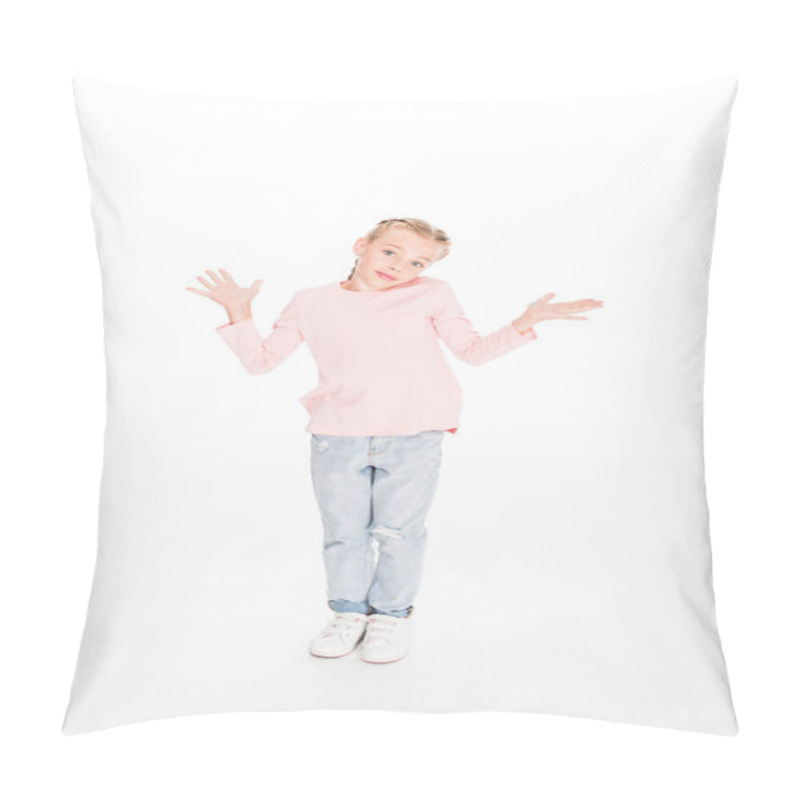 Personality  Child Shrugging Shoulders Pillow Covers