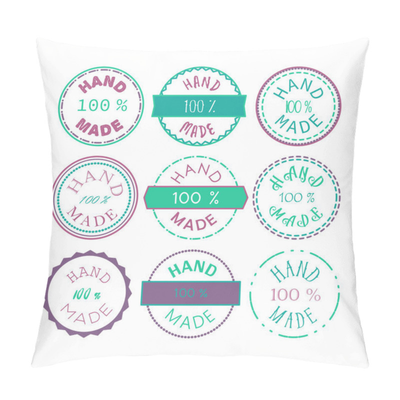 Personality  Hand Made Badge Pillow Covers