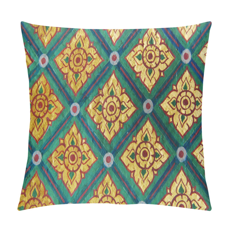 Personality  Traditional Thai Art Painting Pillow Covers