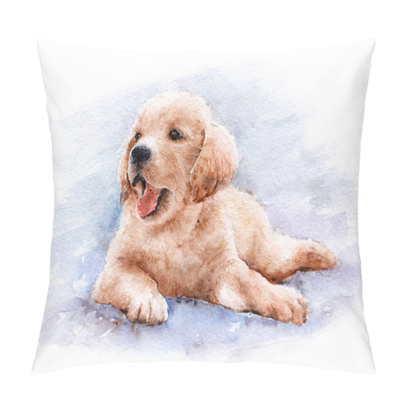 Personality  Golden Retriever Puppy Pillow Covers