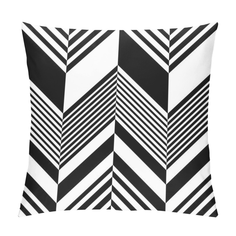 Personality  Seamless ZigZag Pattern Pillow Covers