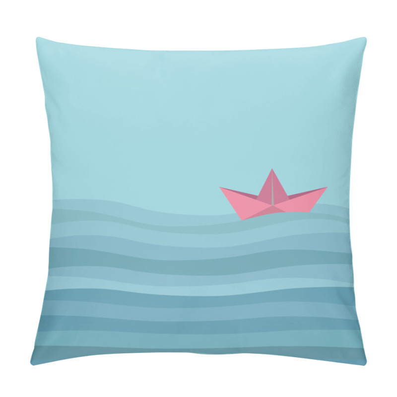 Personality  Origami Paper Boat Pillow Covers