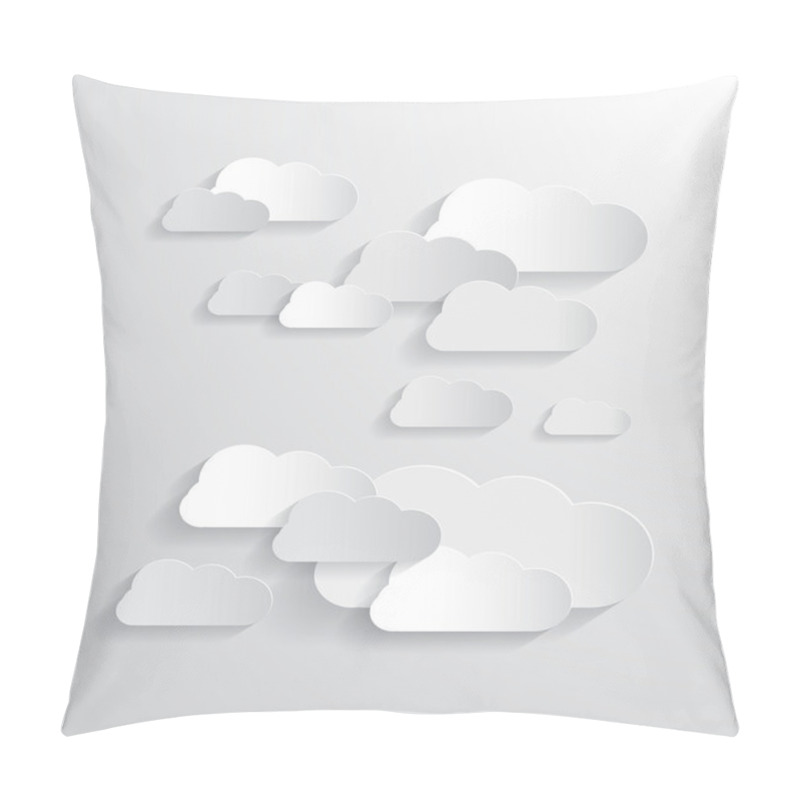 Personality  Clouds Cut From Paper Pillow Covers