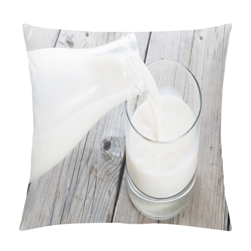 Personality  Bottle And Glass Of Milk Pillow Covers