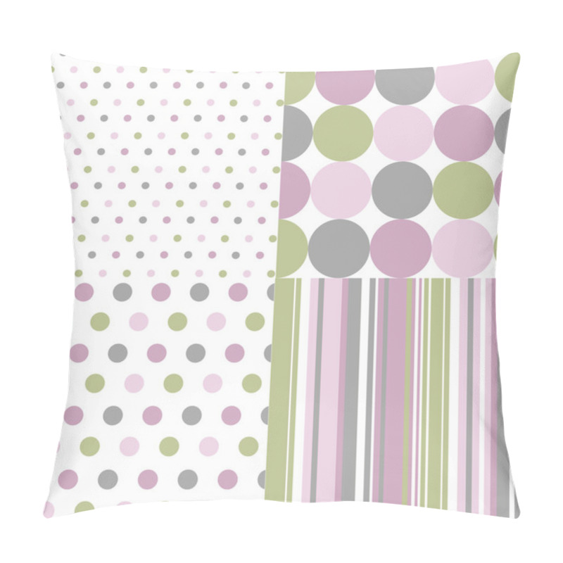 Personality  Seamless Patterns, Polka Dots Pillow Covers