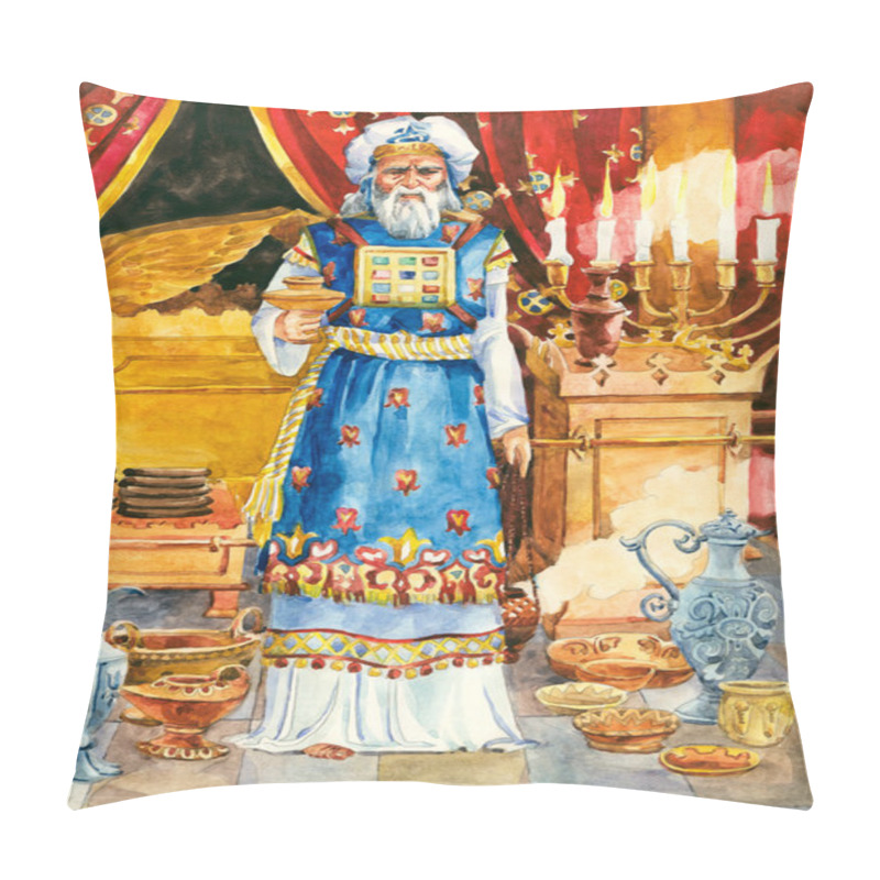 Personality  Ancient Israel. High Priest Pillow Covers