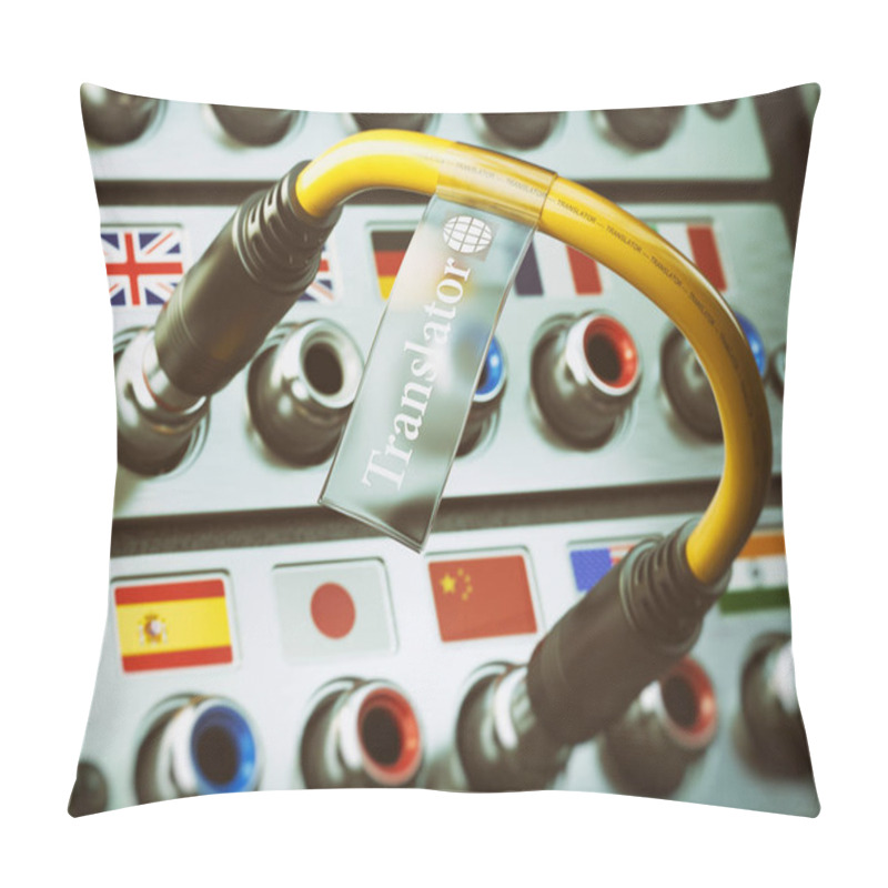 Personality  Translator. Select Language. Learning, Translate Languages Conce Pillow Covers