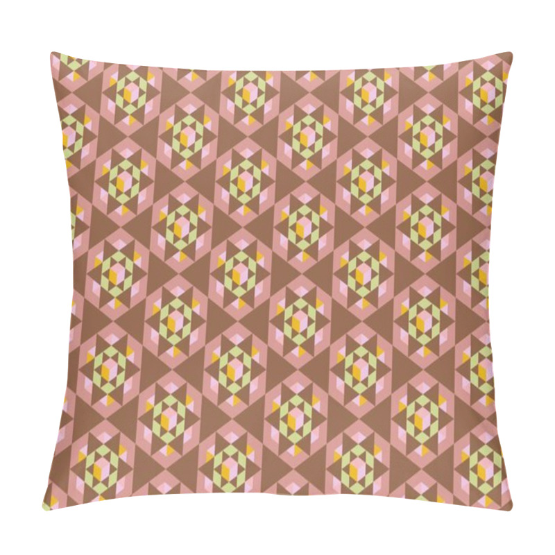 Personality  Seamless Abstract Background With Geometric Elements Pillow Covers