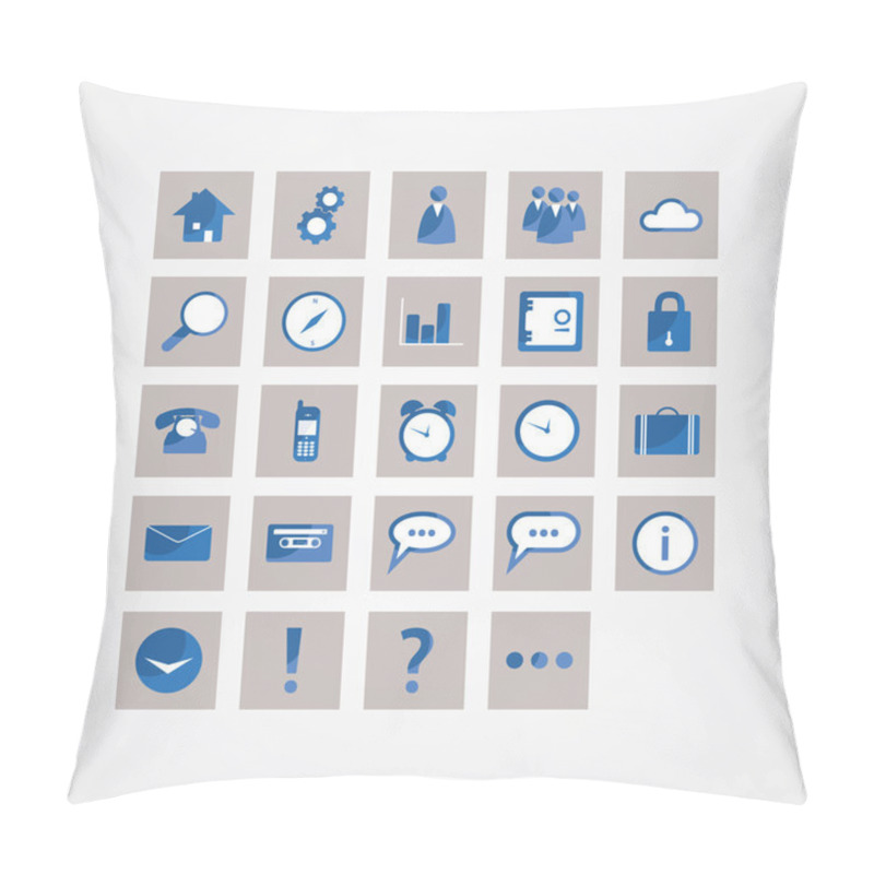 Personality  Basic Vector Icon Pack. Modern Design Icons For Website Or Prese Pillow Covers