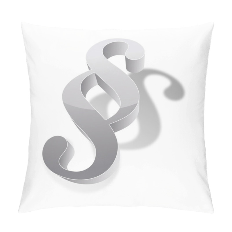 Personality  Paragraph Paragraph Sign Symbol 3d Terms Justice Law Lawyers Judge Lawyer Legislature Bgb Pillow Covers