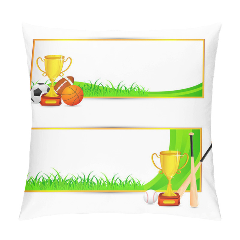 Personality  Sports Banner Pillow Covers