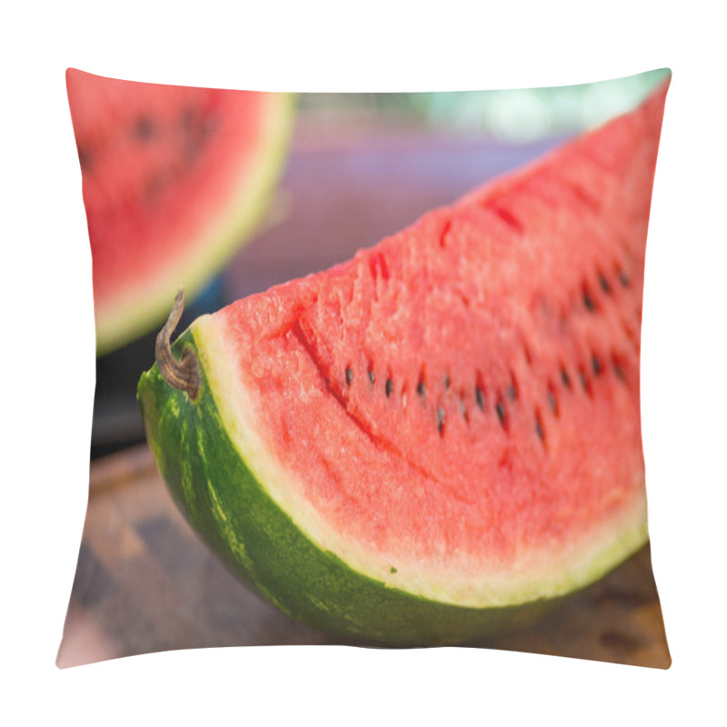 Personality  Watermelon Slices On Table Pillow Covers