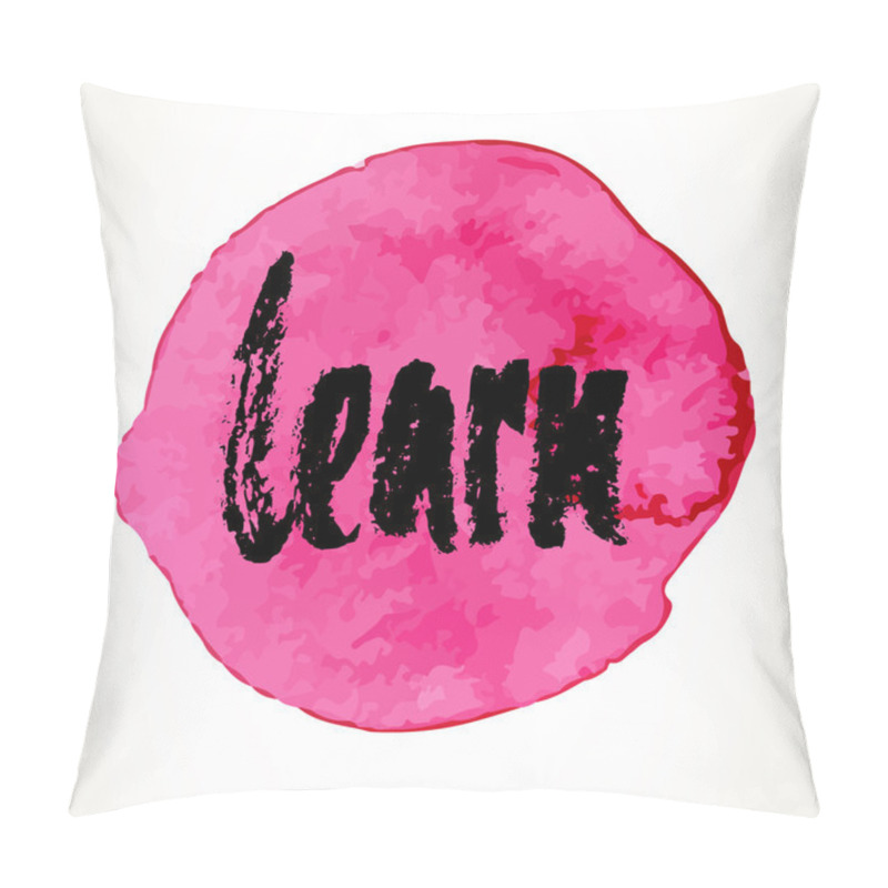 Personality  Motivation Hand Drawn Lettering Pillow Covers