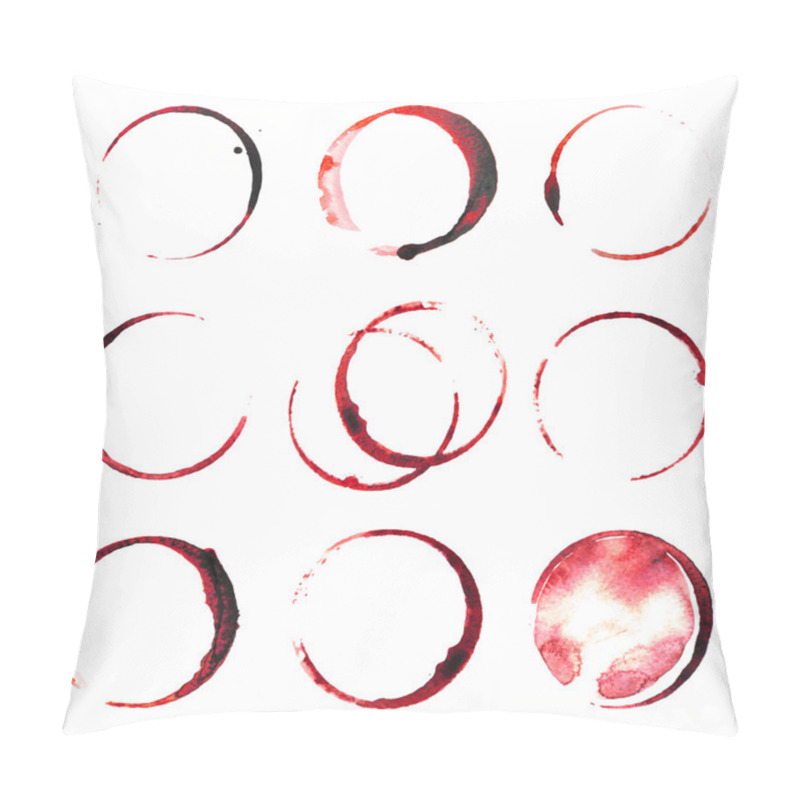 Personality  Wine Stains Pillow Covers